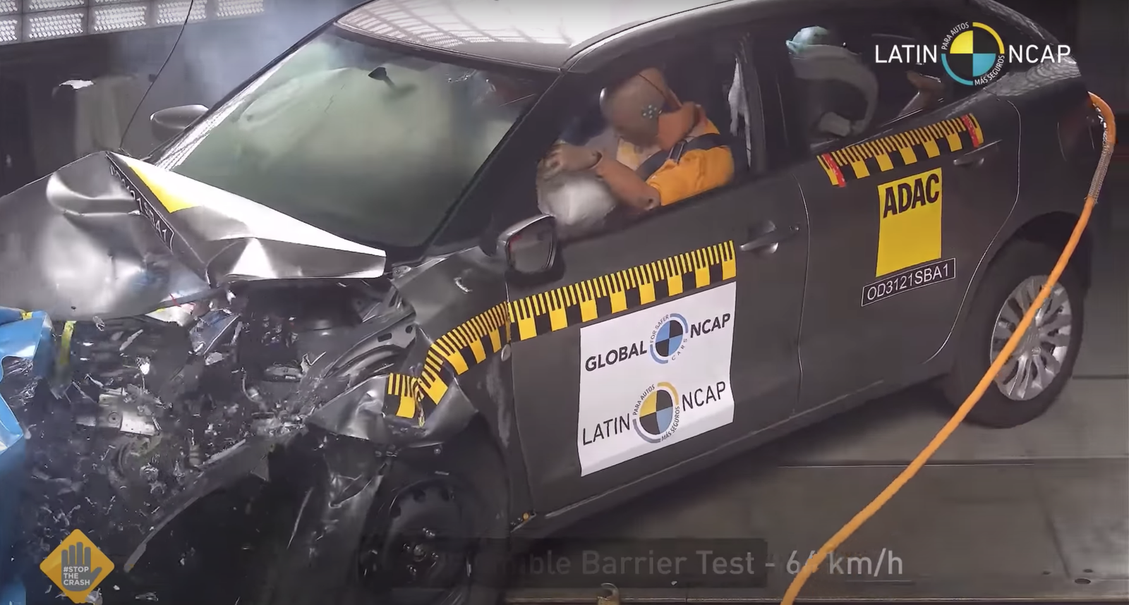 Watch This Suzuki Crash Its Way To A Zero-Star NCAP Rating