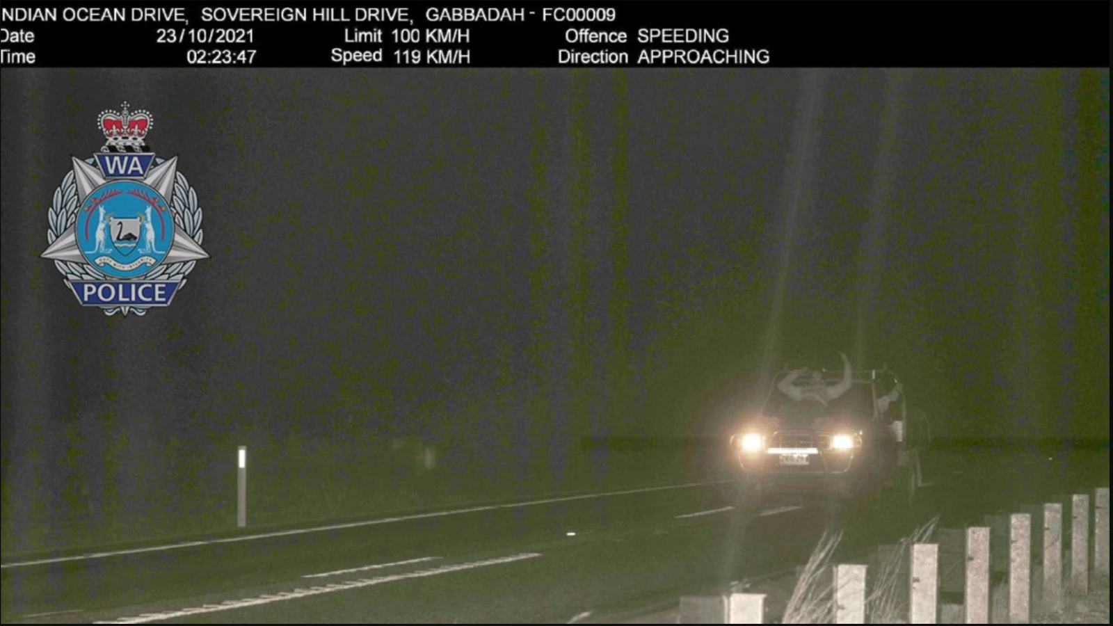 Car Caught Speeding At 74mph With Someone Chilling On The Bonnet