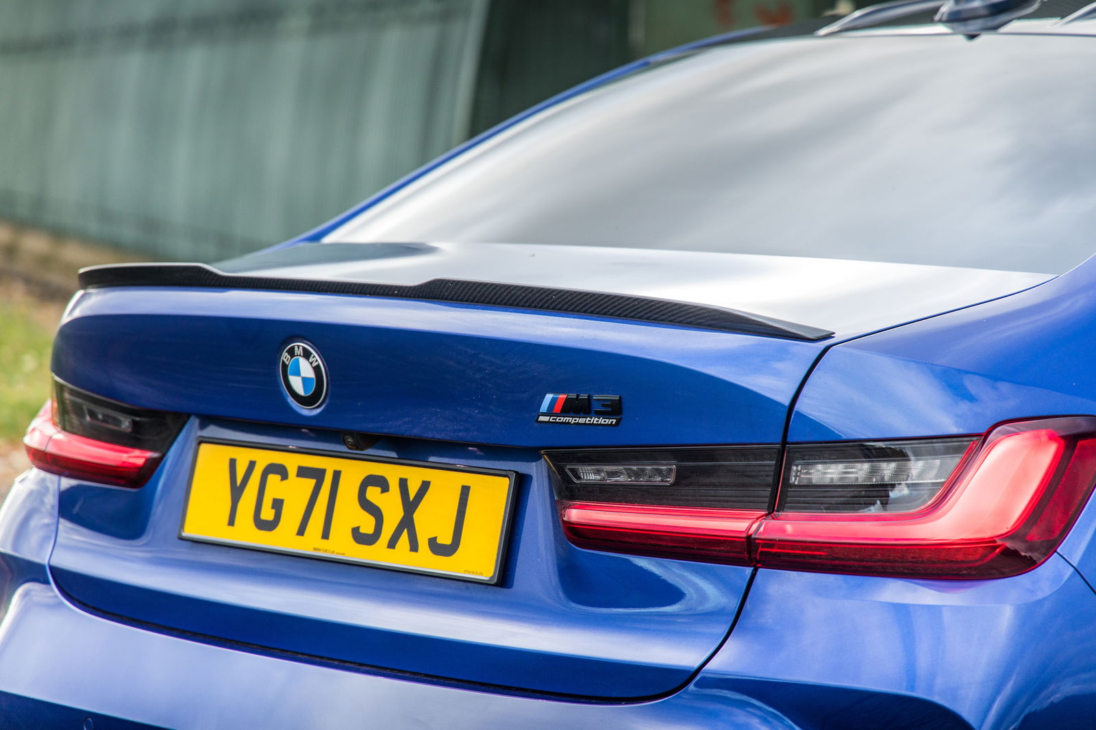 There are no badges giving away this M3's extra propshafts
