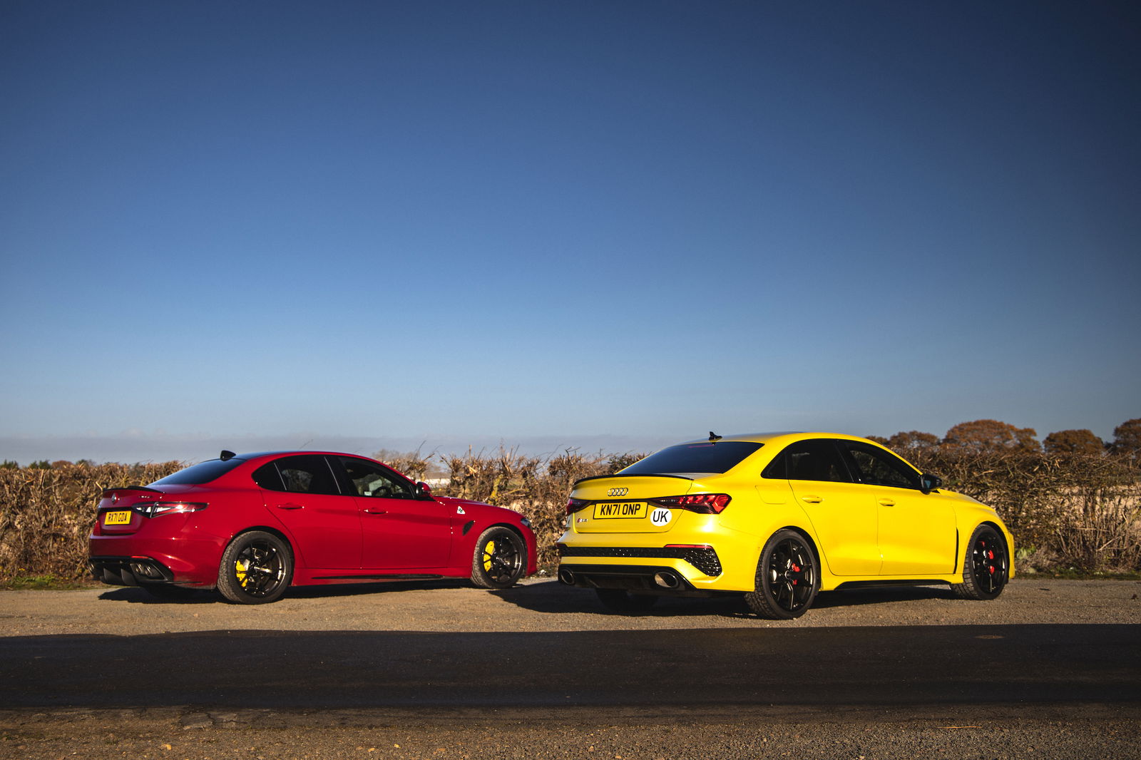 Audi RS3 Vs Alfa Romeo Giulia Quadrifoglio: How Much Power Is Too Much?