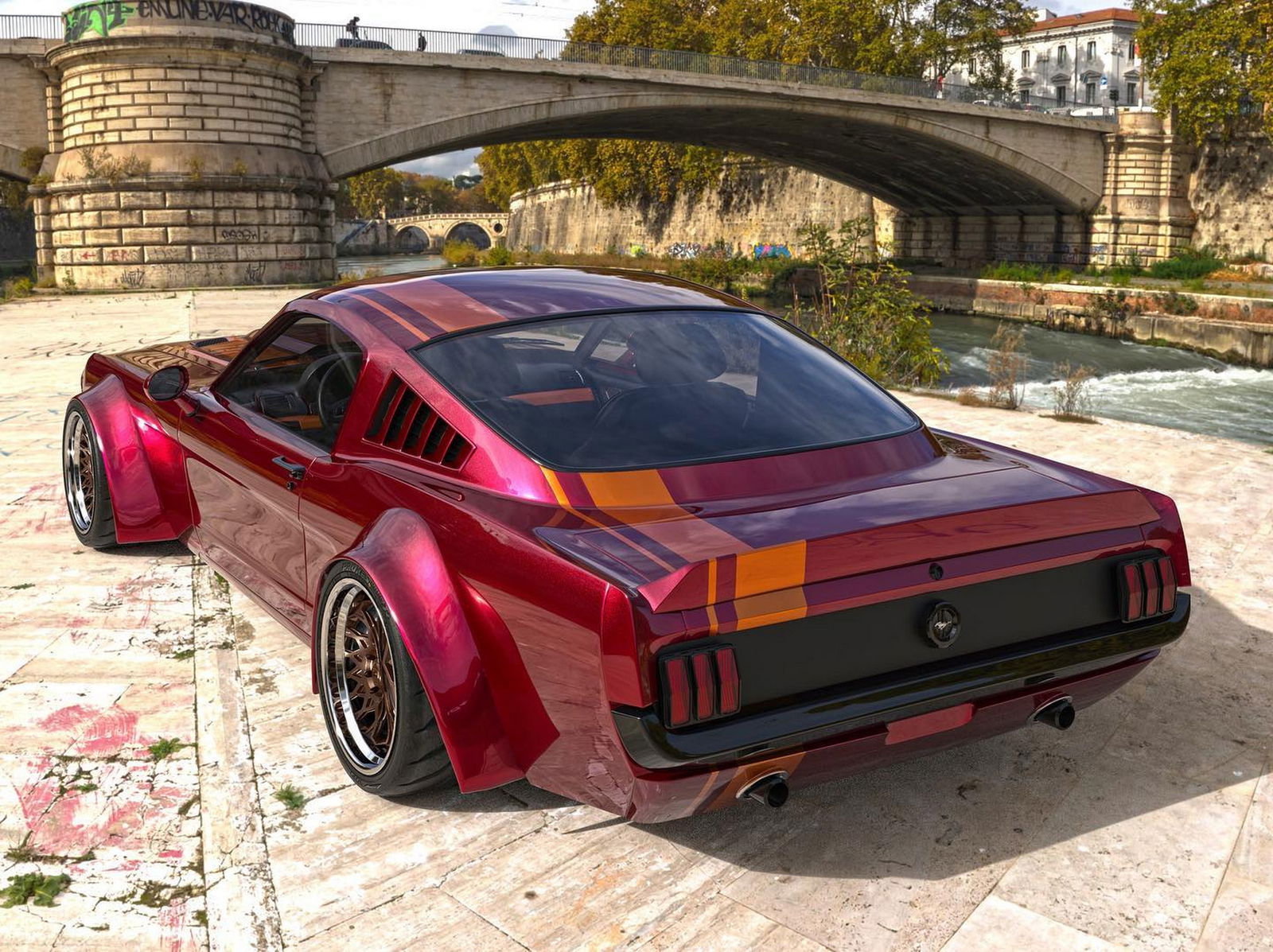 This ‘65 Ford Mustang Has A Hellcat's Face And An E46 M3's Beating Heart