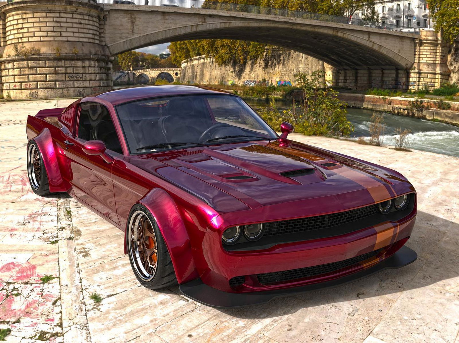 This ‘65 Ford Mustang Has A Hellcat's Face And An E46 M3's Beating Heart