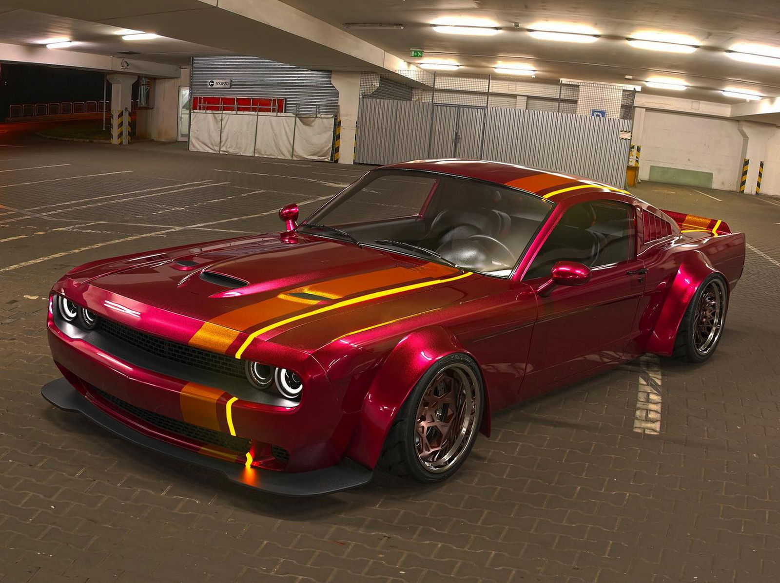 This ‘65 Ford Mustang Has A Hellcat's Face And An E46 M3's Beating Heart