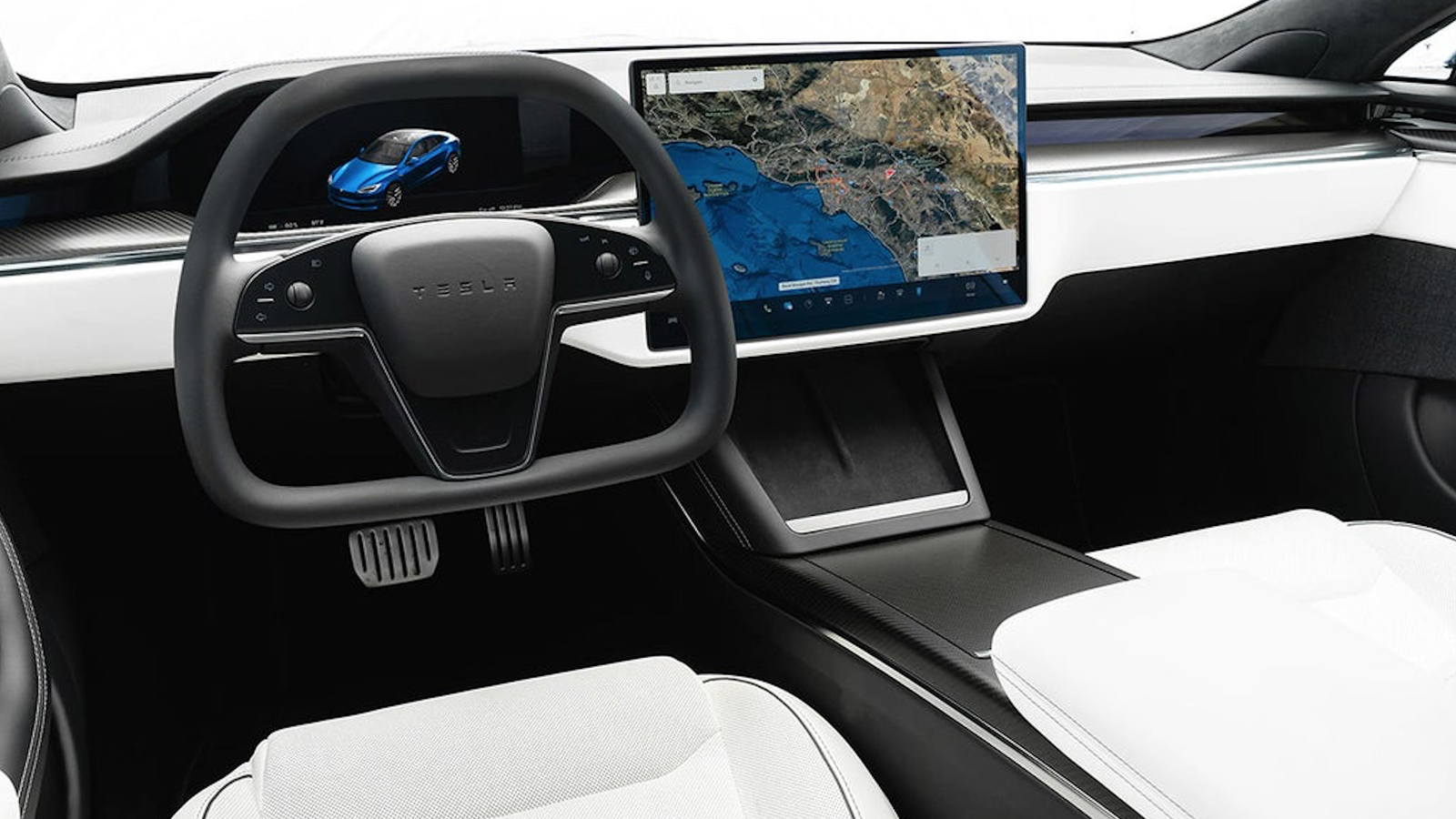 Company Offering Round Tesla Model S Yoke Conversion