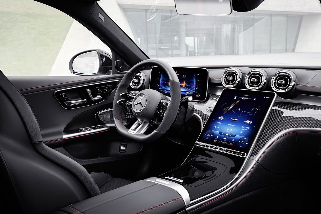 New 2023 Mercedes-AMG C 43 Drops V6 For A 402bhp Hybrid Four-Pot