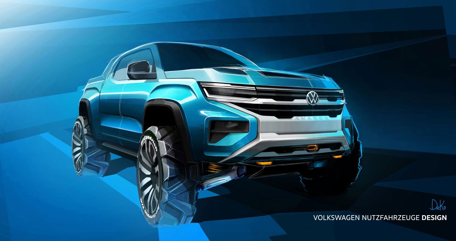Could an electric VW pickup take inspiration from the upcoming Amarok?