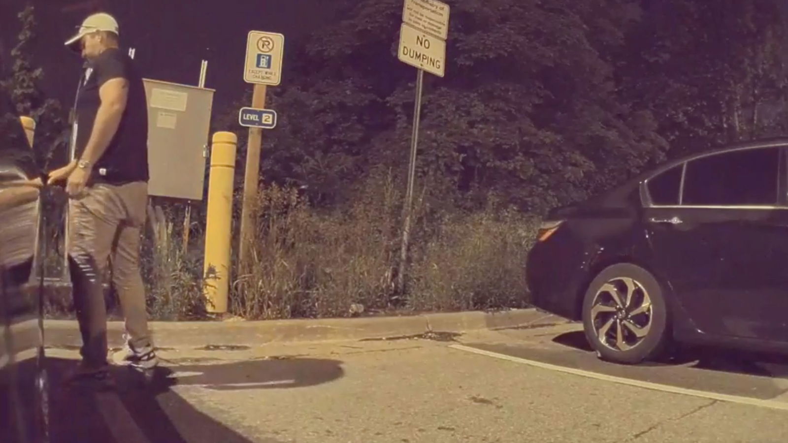 Pick-up Truck Driver Caught Unplugging Tesla: Is ICEing Still A Thing?