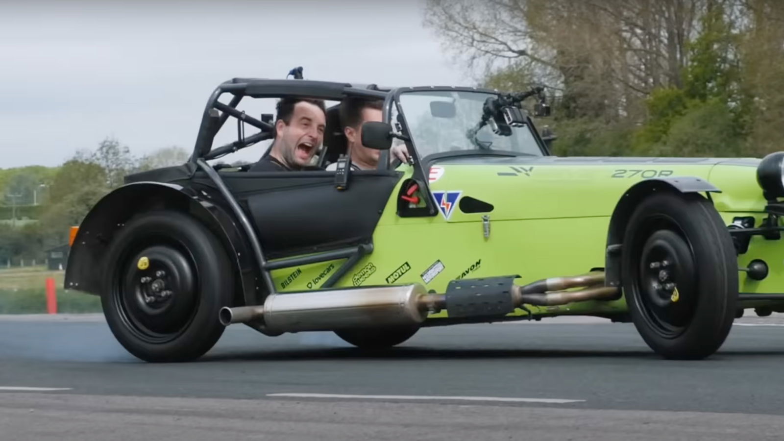 Watch: A Caterham Seven On Space-Saver Tyres Is Like Bambi On Ice