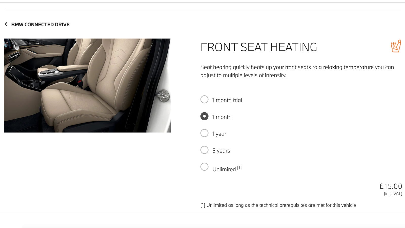 BMW Now Charges £15 Per Month For Heated Seats Already Installed In Your Car