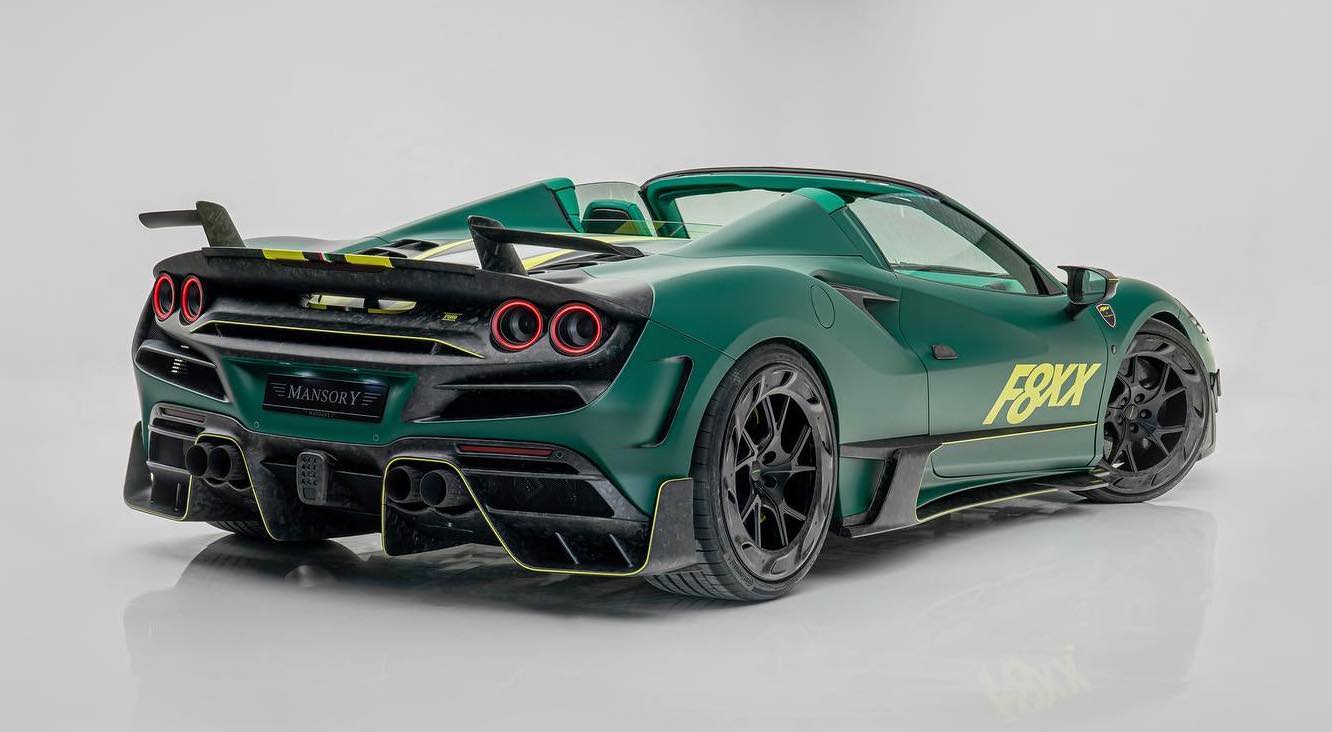 Mansory F8XX Is The Ferrari F8 Spider For You If You’re Addicted To Carbon Fibre