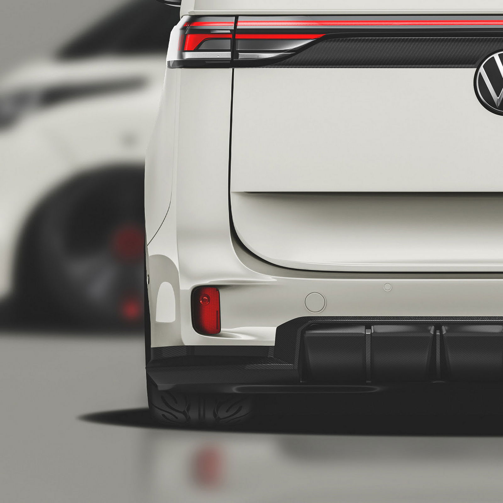 The Volkswagen ID. Buzz Looks Totally Bonkers With A Carbon Body Kit
