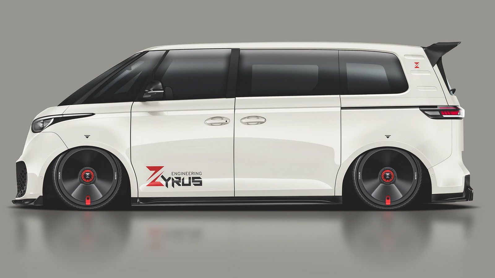 The Volkswagen ID. Buzz Looks Totally Bonkers With A Carbon Body Kit