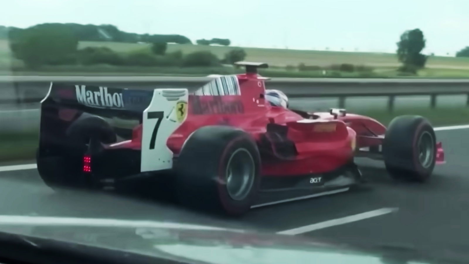 WATCH: A Formula 1 Car Looks Insane Driving On Public Roads