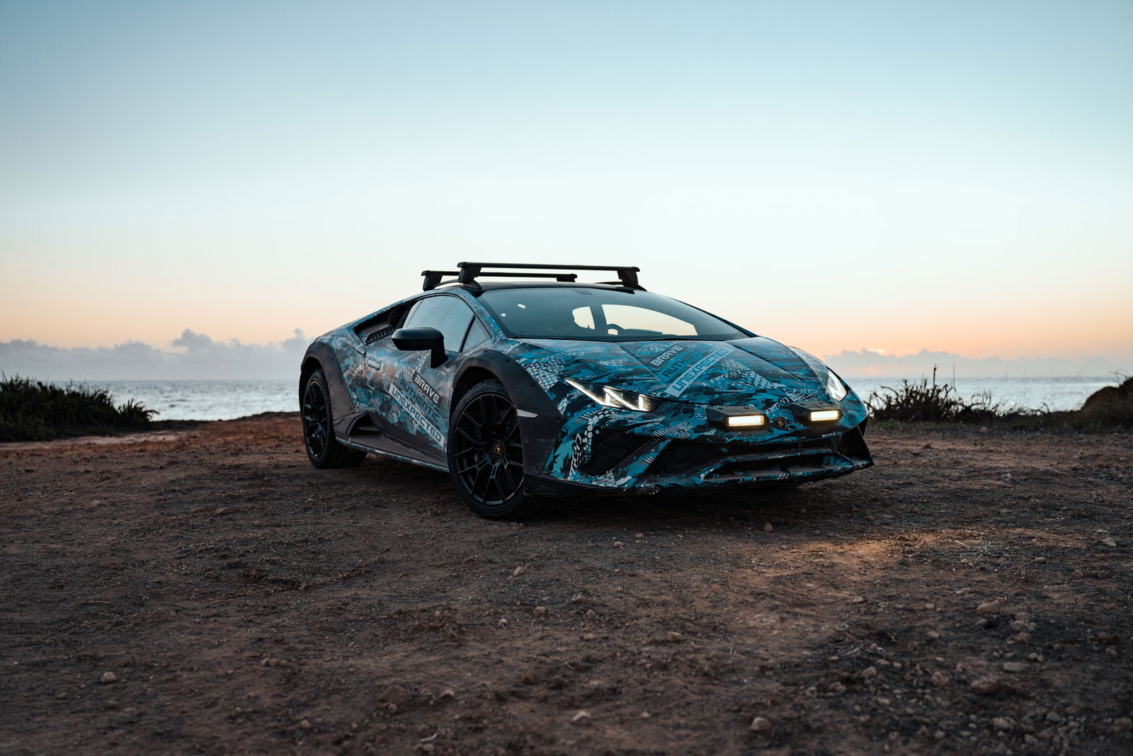 Watch The Lamborghini Huracán Sterrato Off-Road Supercar Frolic In The Sand