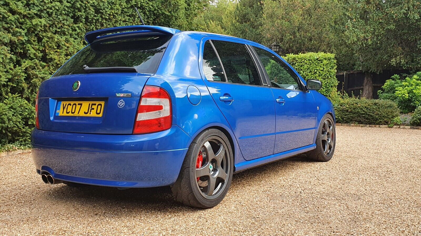This Minty Petrol-Swapped Skoda Fabia vRS Has 372bhp And Could Be Yours