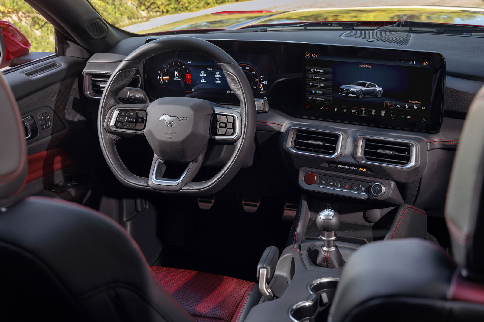 New Ford Mustang Drops With Remote Revving And 500bhp Dark Horse Version