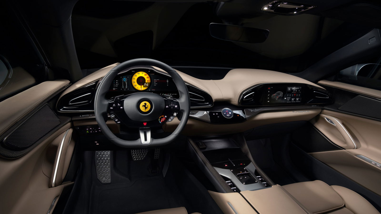 Purists Look Away: Ferrari Purosangue Super SUV Has Suicide Doors And A V12