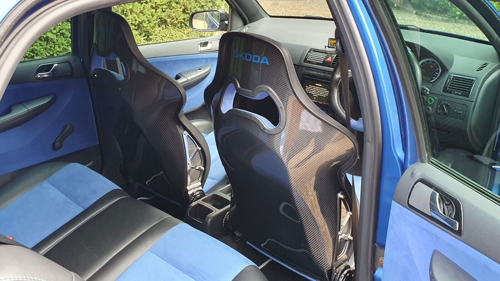 This Minty Petrol-Swapped Skoda Fabia vRS Has 372bhp And Could Be Yours
