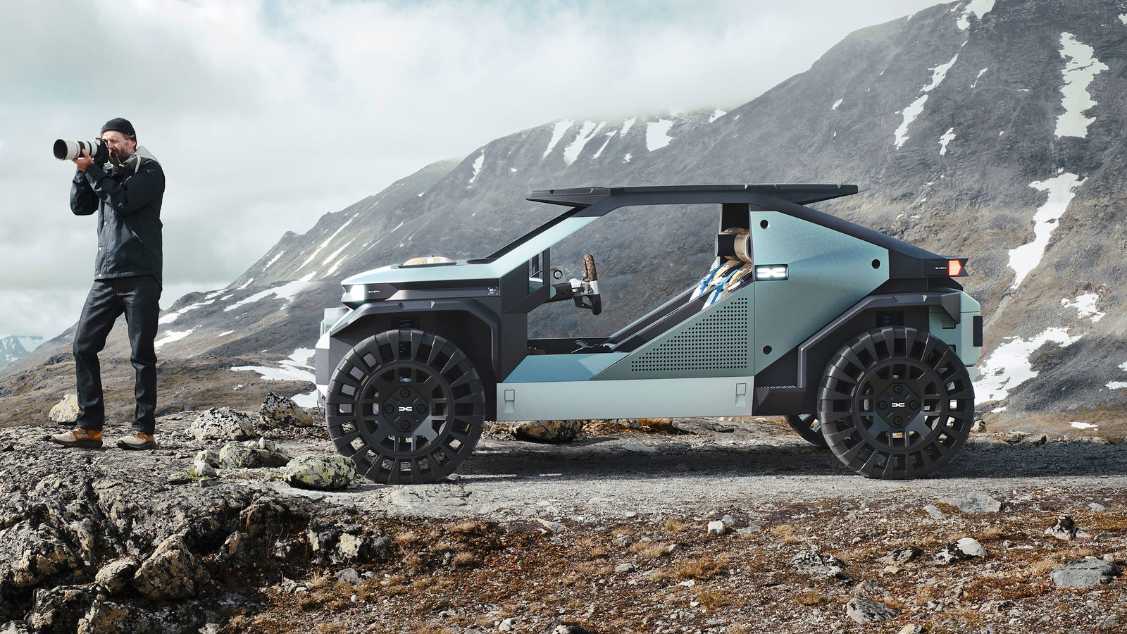 Dacia Manifesto Is A Plastic EV Off-Roader With Airless Tyres