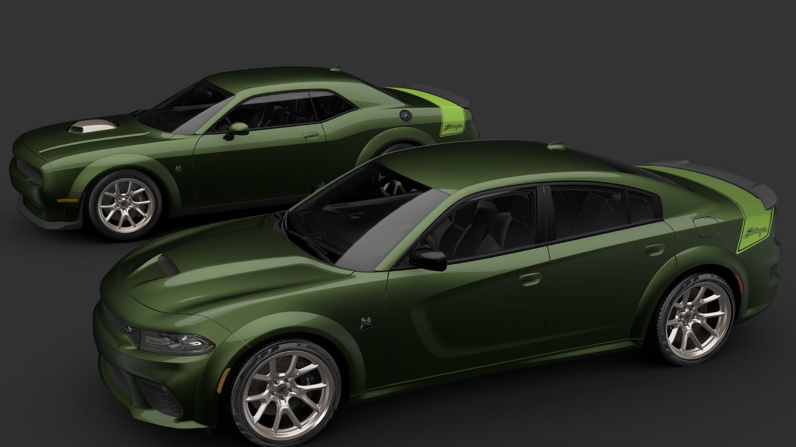 The Dodge Challenger And Charger ‘Swinger’ Editions Are Dodge’s Idea Of ‘Going Green’