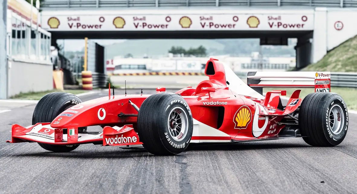 Michael Schumacher’s 2003 Championship-Winning V10 F1 Car Is Up For Grabs