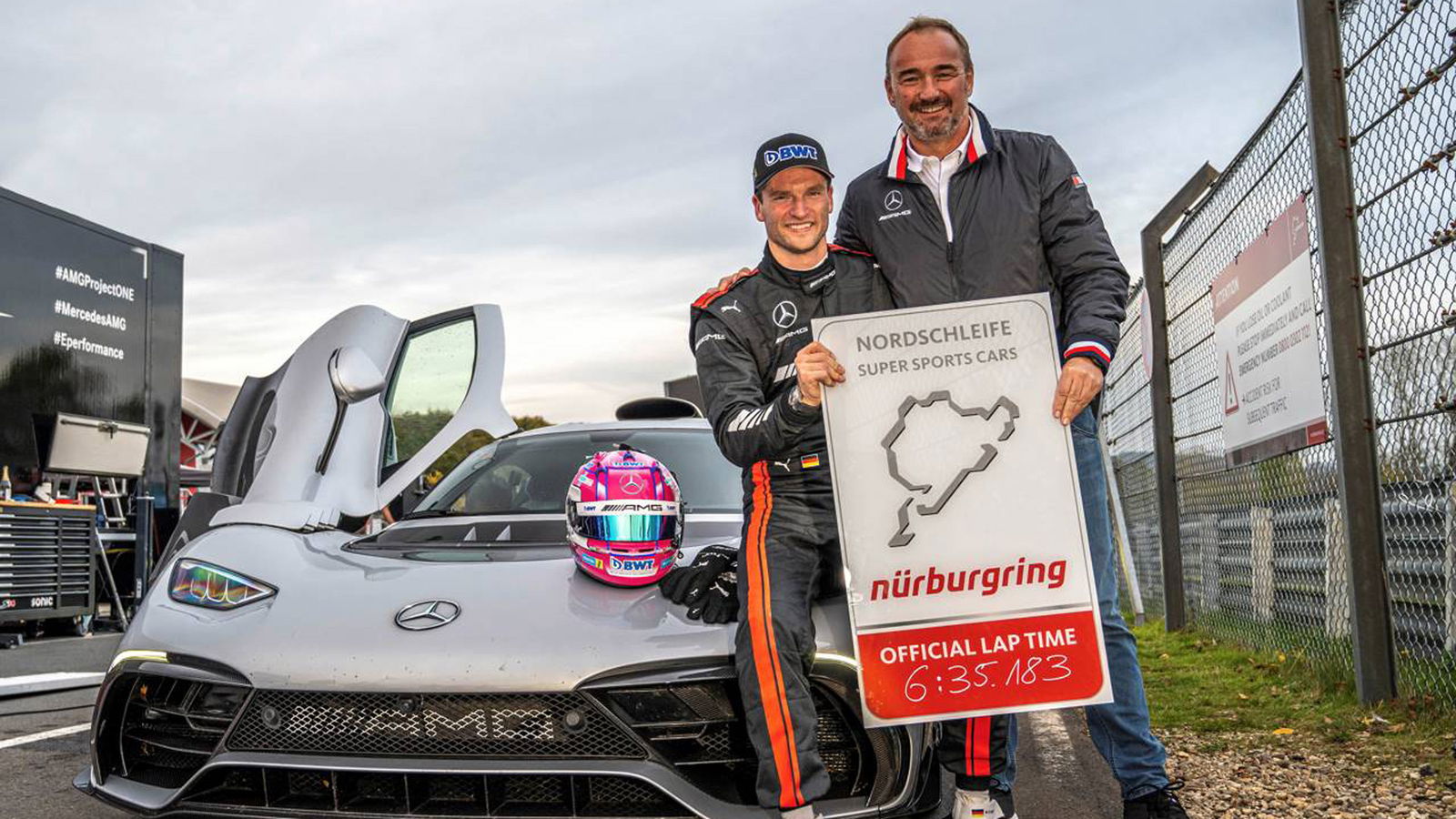 Here's How The Mercedes-AMG One's Record-Breaking 'Ring Lap Looked