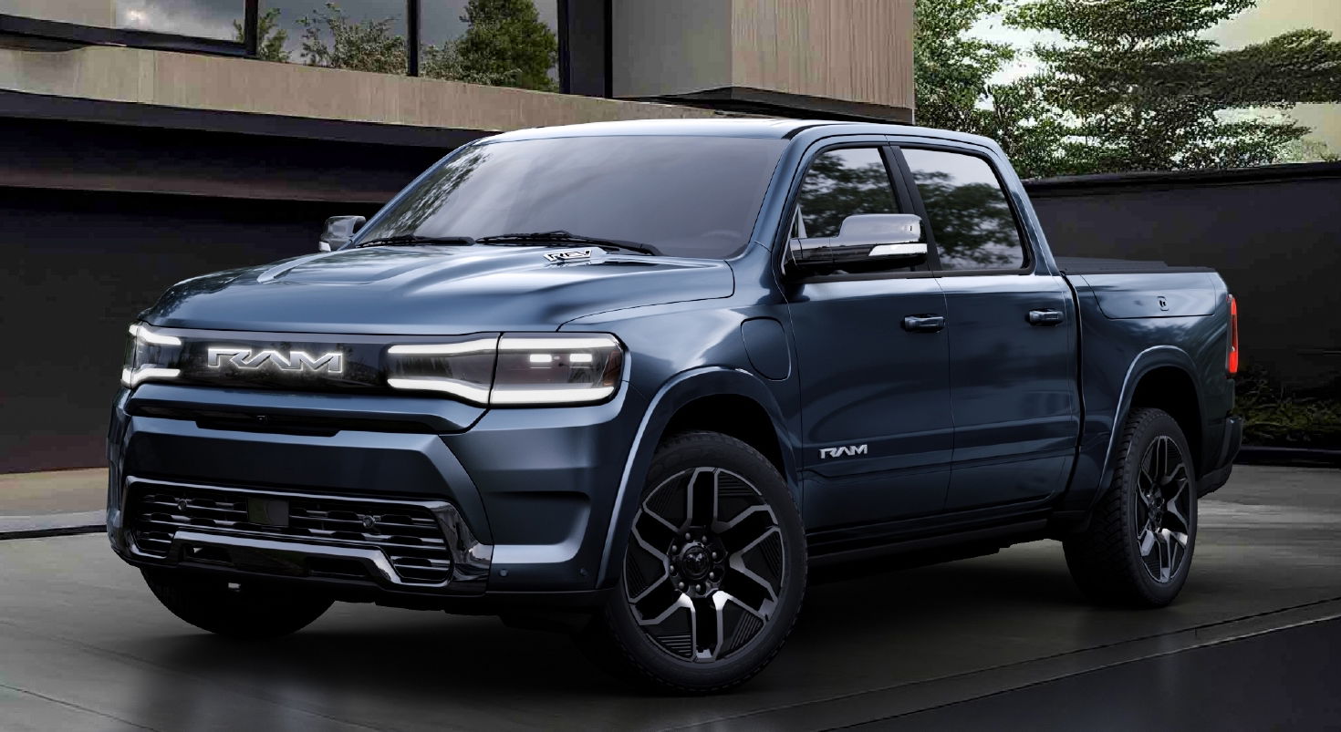 RAM Reveals Electric Pickup With 500 Mile Range For 2025