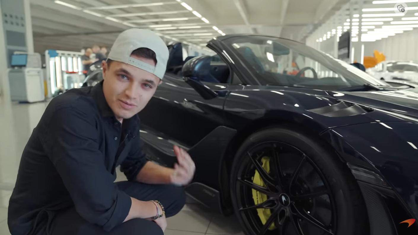 F1's Lando Norris given custom-made McLaren 765LT Spider